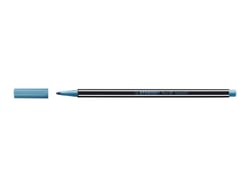 Feutre métallisé pointe moyenne - STABILO - Bleu métallisé - Pen 68 metallic