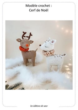 Modèle crochet : Cerf de Noël