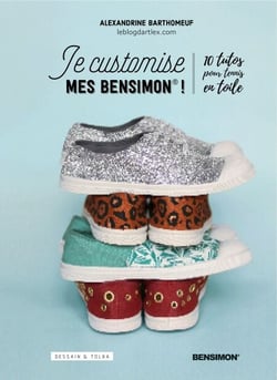 Je customise mes Bensimon - 10 tutos pour tennis en toile