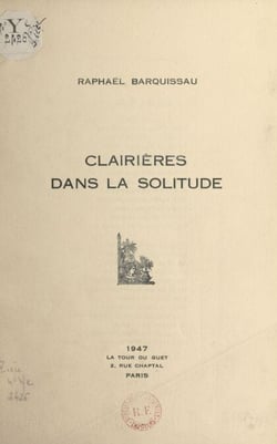 Clairières dans la solitude