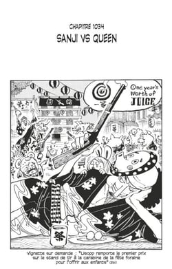 One Piece édition originale - Chapitre 1034 - Sanji versus Queen