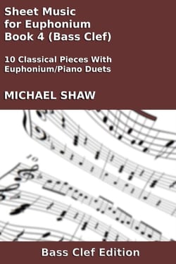 Sheet Music for Euphonium - Book 4 (Bass Clef) - Brass And Piano Duets Sheet Music, #10