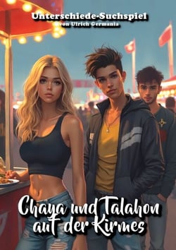 Chaya und Talahon auf der Kirmes - Finde die Unterschiede Suchspiel Bilderbuch für Erwachsene