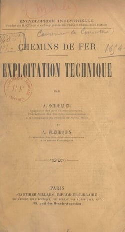 Chemins de fer - Exploitation technique