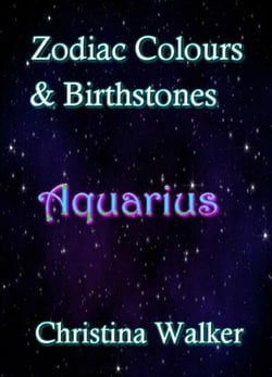 Zodiac Colours &amp; Birthstones - Aquarius