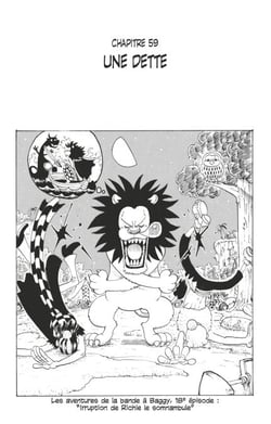 One Piece édition originale - Chapitre 59 - Une dette