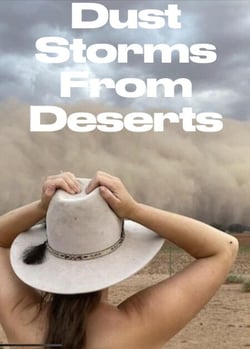 Dust Storm From Desert