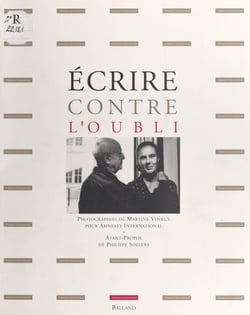 Écrire contre l'oubli
