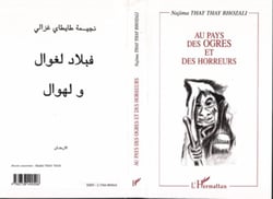 AU PAYS DES OGRES ET DES HORREURS - Contes du Maroc - avec des illustrations noir et blanc et de la calligraphie