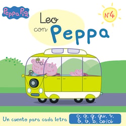 Peppa Pig. Lectoescritura - Leo con Peppa. Un cuento para cada letra: c, q, g, gu, r (sonido suave), b, v, z, ce-ci