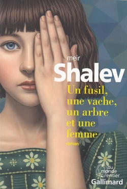Un fusil, une vache, un arbre et une femme