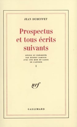 Prospectus et tous écrits suivants Tome 1