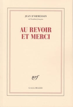 Au revoir et merci