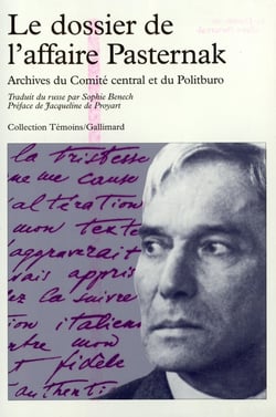 Le dossier de l'affaire Pasternak : Archives du Comité central et du Politburo