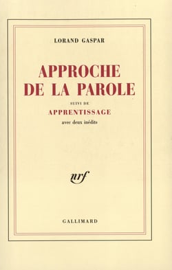 Approche de la parole - apprentissage