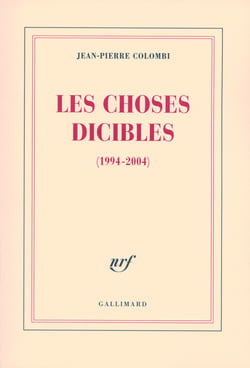 Les choses dicibles : (1994-2004)