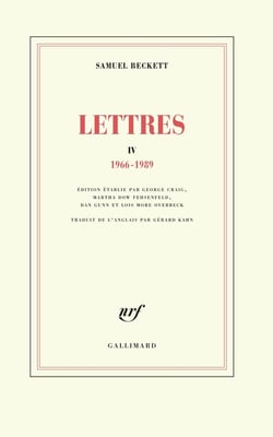 Lettres Tome 4 - 1966-1989 - édition George Craig, Martha Dow Fehsenfeld, Dan Gunn et Lois More Overbeck
