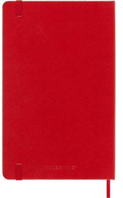 Carnet - 13 x 21 cm - Moleskine - 80 pages unies - Rouge