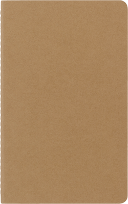 Lot de 3 cahiers lignés Moleskine - 13x21cm - 80 pages - Couverture souple kraft