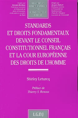 Standards et droits fondamentaux devant le conseil constitutionnel francais et l - vol125