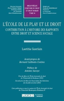 L'école de Le Play et le droit - contribution à l'histoire des rapports entre droit et science social