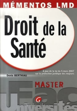 Droit de la santé - master