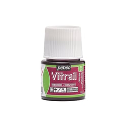 Peinture Vitrail Pébéo 45 ml - Vieux Rose