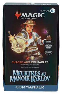 Deck Commander Magi : The Gathering - Chasse aux coupables Meurtres au Manoir Karlov