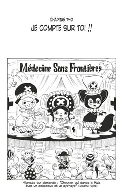 One Piece édition originale - Chapitre 740 - Je compte sur toi !!