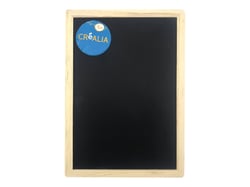 Ardoise noire à bordures bois - Créalia
