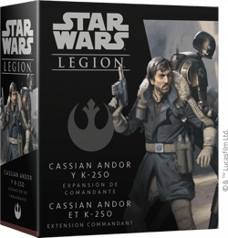 Star Wars Legion : Cassian Andor et K-2SO - Jeu de société à deux -  Jeu de stratégie - Fantasy Flight Games