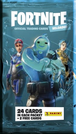 1 pochette Panini - Fat Pack Fortnite - 24 cartes + 2 spéciales - Modèles aléatoires