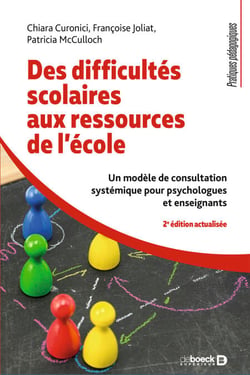 Des difficultés scolaires aux ressources de l'école : Un modèle de consultation systémique pour psychologues et enseignants - Un modèle de consultation systémique pour psychologues et enseignants