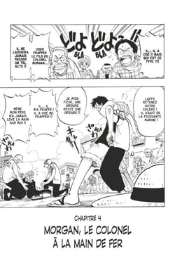 One Piece édition originale - Chapitre 04 - Morgan, le colonel à la main de fer