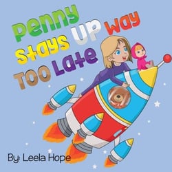 Penny Stays Up Way Too Late - Bedtime children's books for kids, early readers