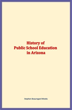History of Public School Education in Arizona