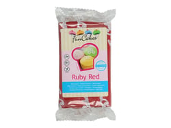 Pâte à sucre FunCakes - Rouge foncé - 250 g