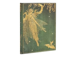 Carnet a couverture rigide fee verte - ultra - non ligne - 144 p.