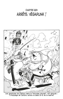 One Piece édition originale - Chapitre 684 - Arrête, Végapunk !