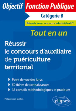 Réussir le concours d'auxiliaire de puériculture territorial principal de 2e classe - Tout-en-un