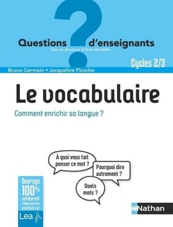 Le vocabulaire, comment enrichir sa langue ? Classes de primaire - Cycles 2 et 3