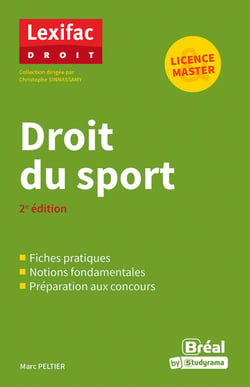 Droit du sport - Licence, Master