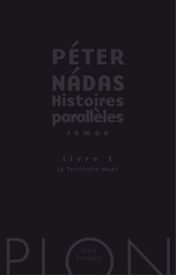 Histoires parallèles - tome 1 Le territoire muet