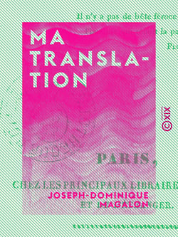 Ma translation - Ou la Force, Sainte-Pélagie et Poissy