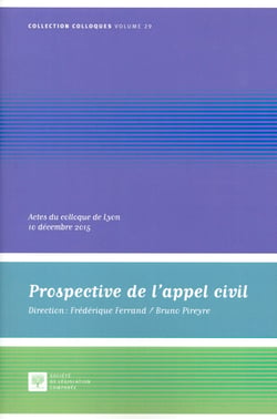 Prospective de l'appel civil