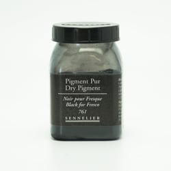 Pot de pigment - noir pour fresque n°761