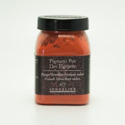 Pot de pigment - rouge vermillon Français substitut n°675