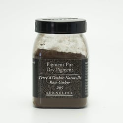 Pigment en poudre - pot de 200 ml - terre ombre nature N°205