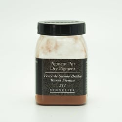Pot de pigment - terre sienne brûlée n°211