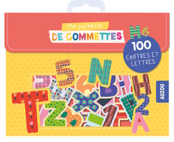 MA POCHETTE DE GOMMETTES - 100 LETTRES ET CHIFFRES